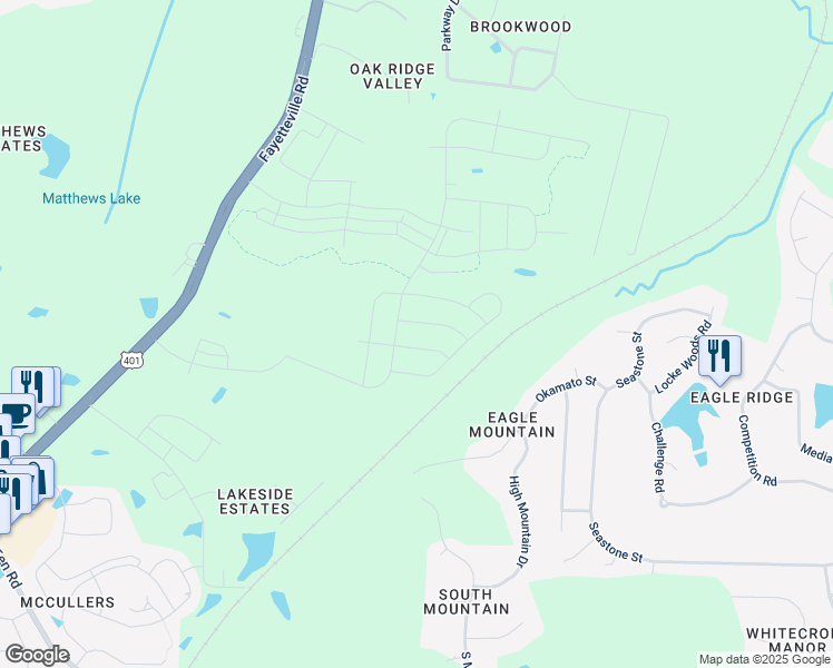 map of restaurants, bars, coffee shops, grocery stores, and more near 212 Okamato Street in Raleigh