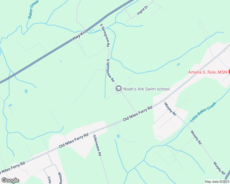 map of restaurants, bars, coffee shops, grocery stores, and more near 274 South Springview Road in Maryville