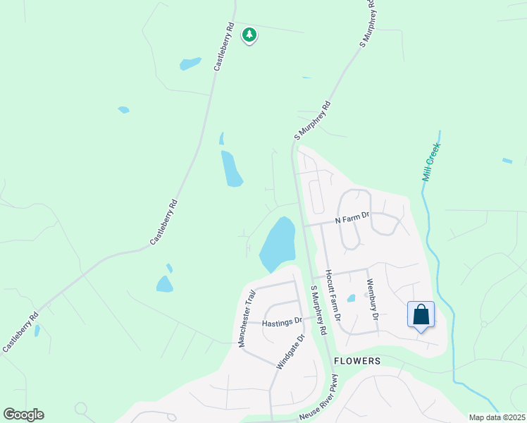 map of restaurants, bars, coffee shops, grocery stores, and more near 118 Wembley Drive in Clayton