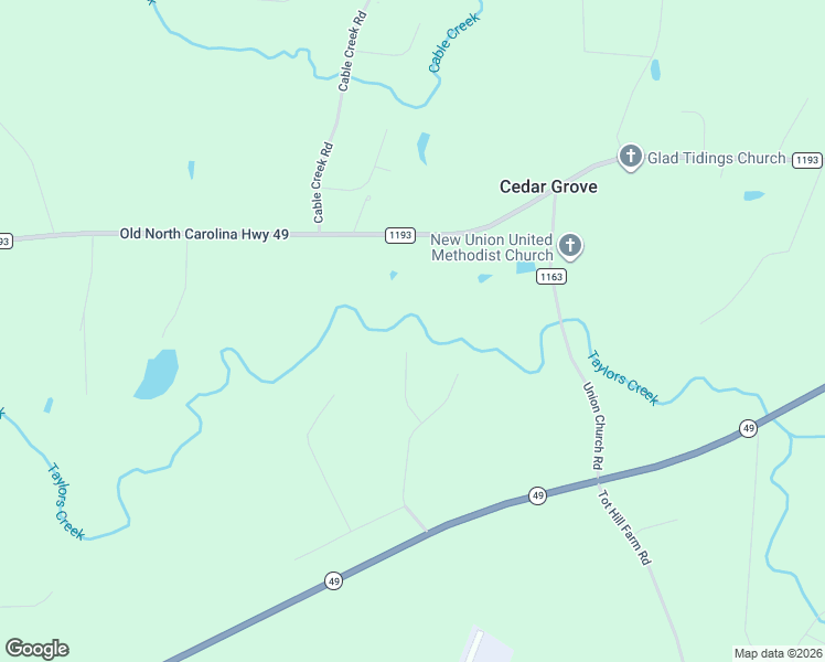 map of restaurants, bars, coffee shops, grocery stores, and more near 3151 Old Nc Highway 49 in Asheboro