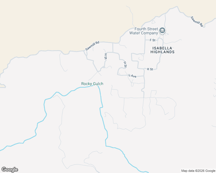 map of restaurants, bars, coffee shops, grocery stores, and more near 12th Street in Lake Isabella