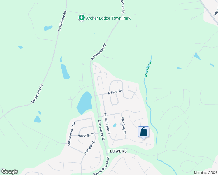 map of restaurants, bars, coffee shops, grocery stores, and more near 78 Millwood Drive in Clayton