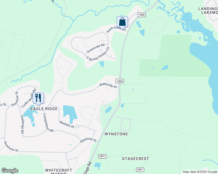 map of restaurants, bars, coffee shops, grocery stores, and more near 101 Holyoke Court in Raleigh