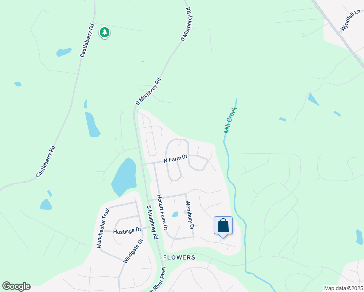 map of restaurants, bars, coffee shops, grocery stores, and more near 29 Westcote Lane in Clayton