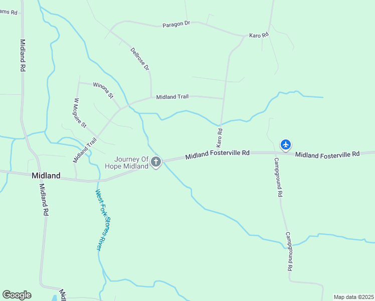 map of restaurants, bars, coffee shops, grocery stores, and more near 2974 Midland Fosterville Road in Bell Buckle
