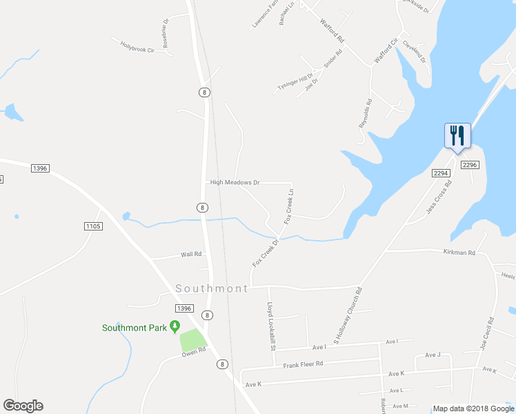 map of restaurants, bars, coffee shops, grocery stores, and more near 275 Fox Creek Lane in Lexington