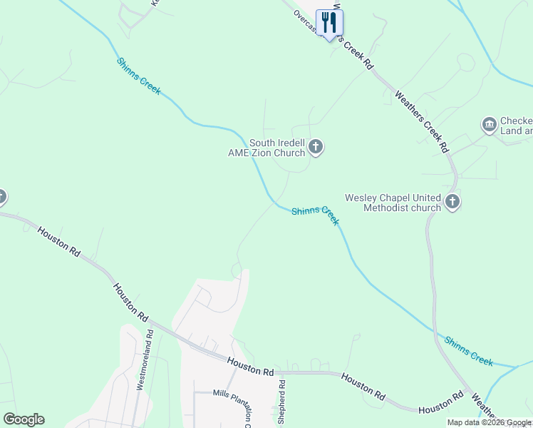 map of restaurants, bars, coffee shops, grocery stores, and more near 201 Winford Road in Troutman