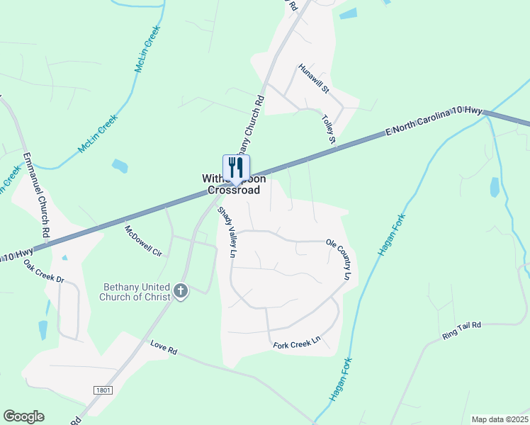map of restaurants, bars, coffee shops, grocery stores, and more near 1341 East End Court in Claremont