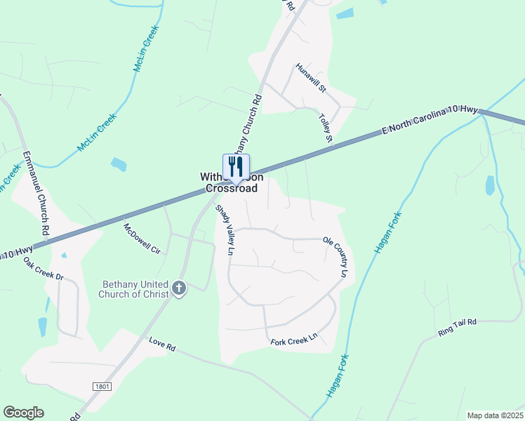 map of restaurants, bars, coffee shops, grocery stores, and more near 1341 East End Court in Claremont