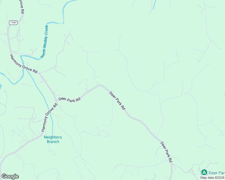 map of restaurants, bars, coffee shops, grocery stores, and more near 1846 Deer Park Road in Nebo