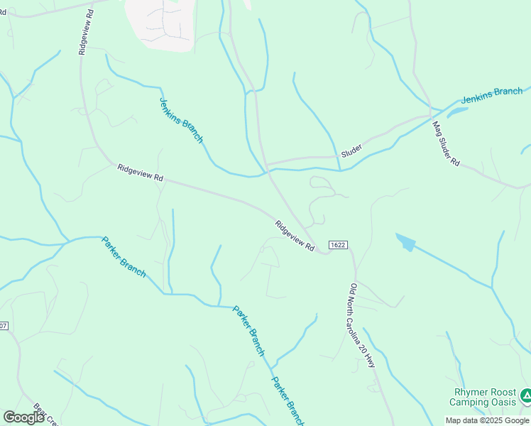 map of restaurants, bars, coffee shops, grocery stores, and more near 95 Ridgeview Road in Alexander