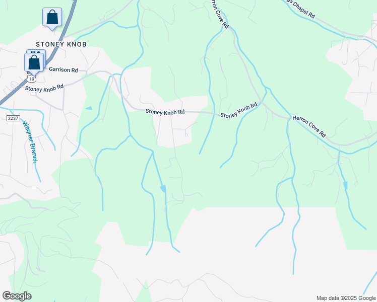 map of restaurants, bars, coffee shops, grocery stores, and more near 18 Indian Lane in Weaverville