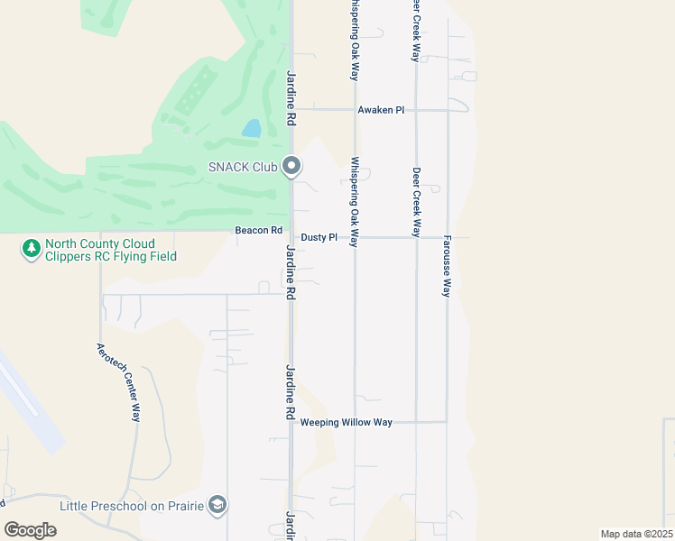 map of restaurants, bars, coffee shops, grocery stores, and more near 4870 Jardine Road in Paso Robles