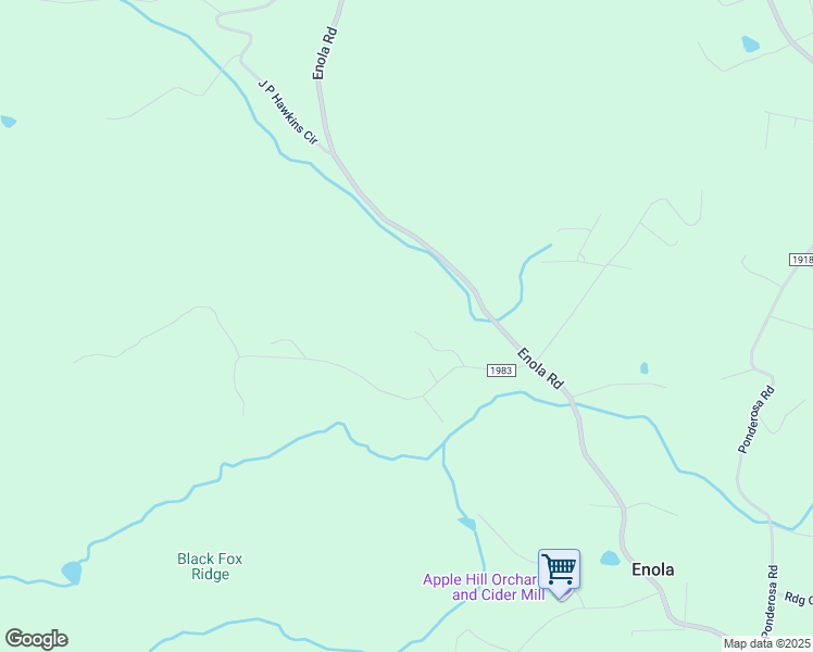 map of restaurants, bars, coffee shops, grocery stores, and more near 5032 Rustic Lane in Morganton