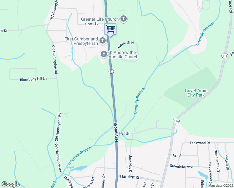 map of restaurants, bars, coffee shops, grocery stores, and more near 770 Broad Street North in Lexington