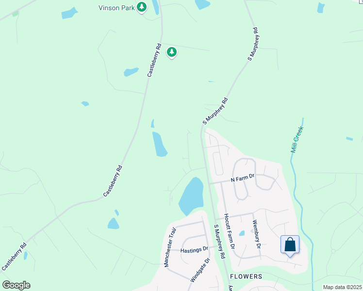 map of restaurants, bars, coffee shops, grocery stores, and more near 133 Radcliffe Court in Clayton