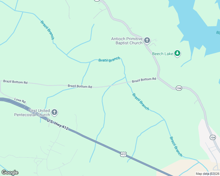 map of restaurants, bars, coffee shops, grocery stores, and more near 416 Brazil Bottom Road in Lexington