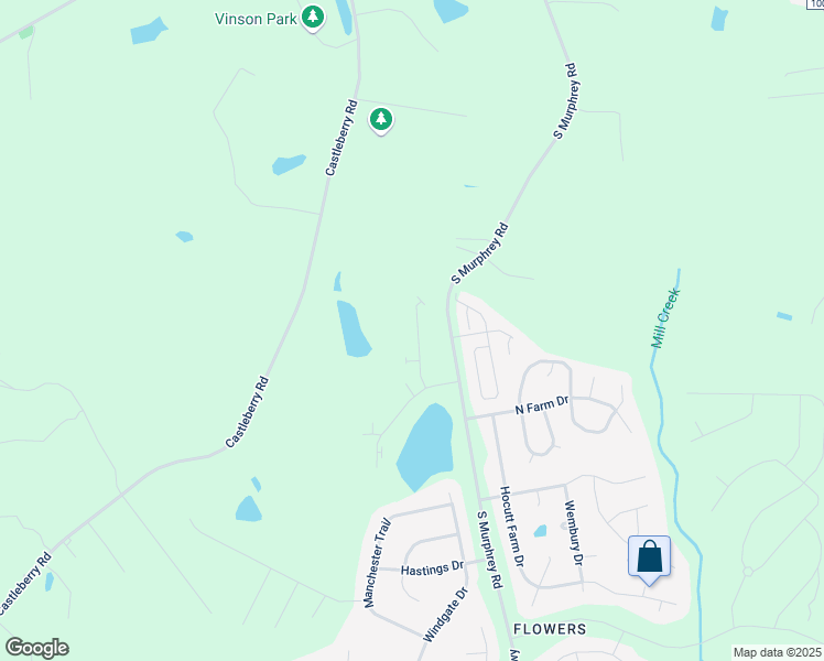 map of restaurants, bars, coffee shops, grocery stores, and more near 133 Radcliffe Court in Clayton