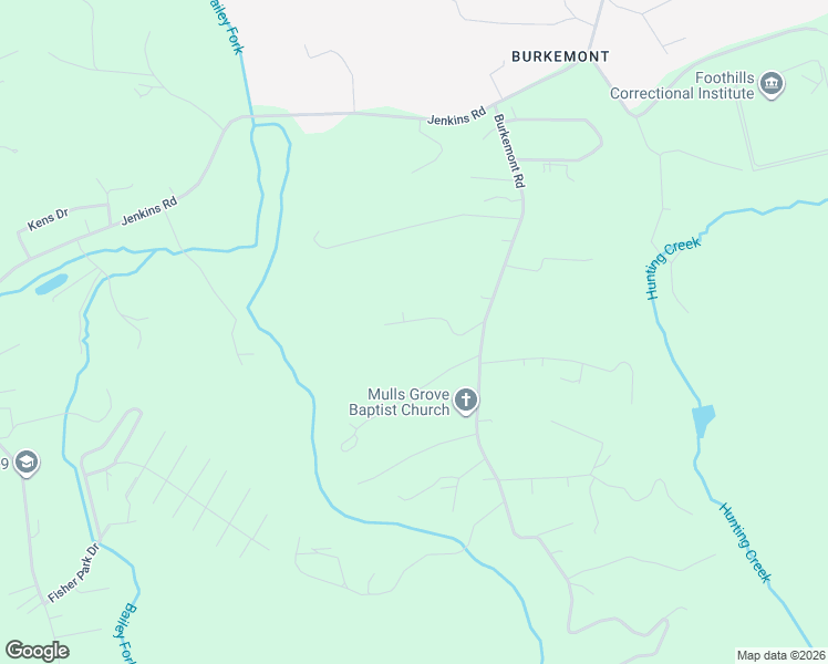 map of restaurants, bars, coffee shops, grocery stores, and more near 1345 Gates Avenue in Morganton
