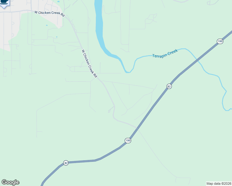 map of restaurants, bars, coffee shops, grocery stores, and more near 20462 West Chicken Creek Road in Cookson