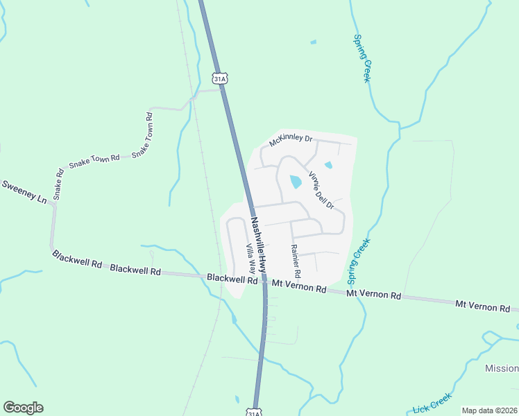 map of restaurants, bars, coffee shops, grocery stores, and more near 2505 Warner's Ridge Drive in Chapel Hill