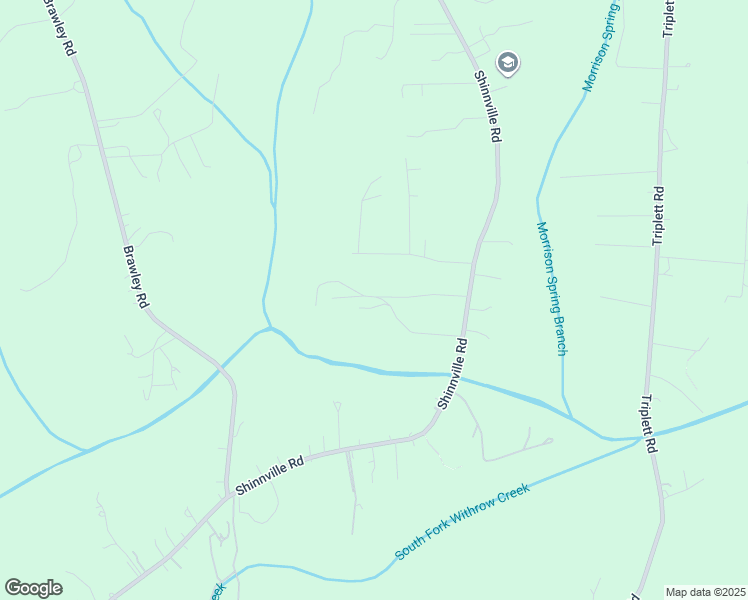 map of restaurants, bars, coffee shops, grocery stores, and more near 1201 Shinnville Road in Cleveland