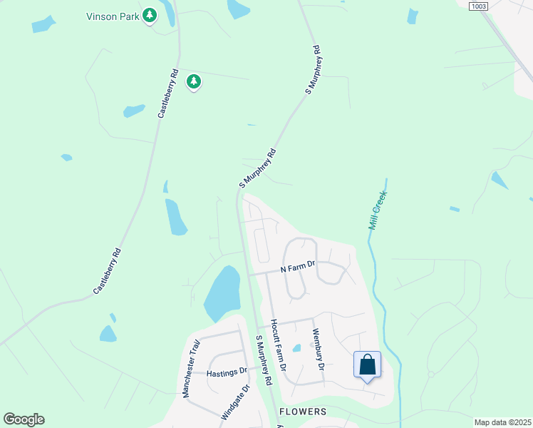 map of restaurants, bars, coffee shops, grocery stores, and more near 97 Cottage Drive in Clayton