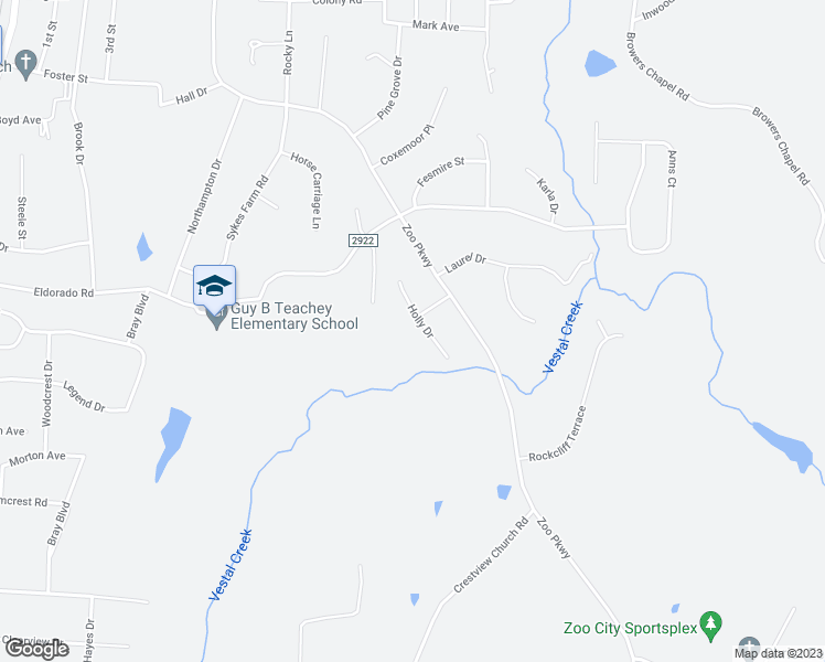map of restaurants, bars, coffee shops, grocery stores, and more near 816 Holly Drive in Asheboro