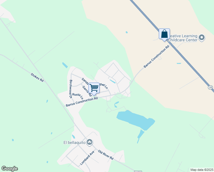 map of restaurants, bars, coffee shops, grocery stores, and more near 1822 Tupelo Lane in Greenville