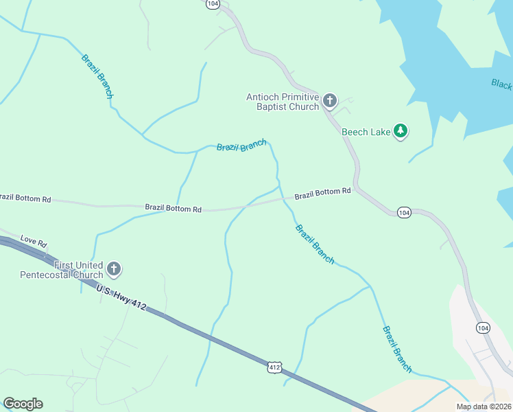 map of restaurants, bars, coffee shops, grocery stores, and more near 416 Brazil Bottom Road in Lexington