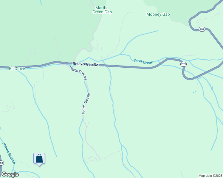 map of restaurants, bars, coffee shops, grocery stores, and more near 235 Camp Branch Road in Clyde