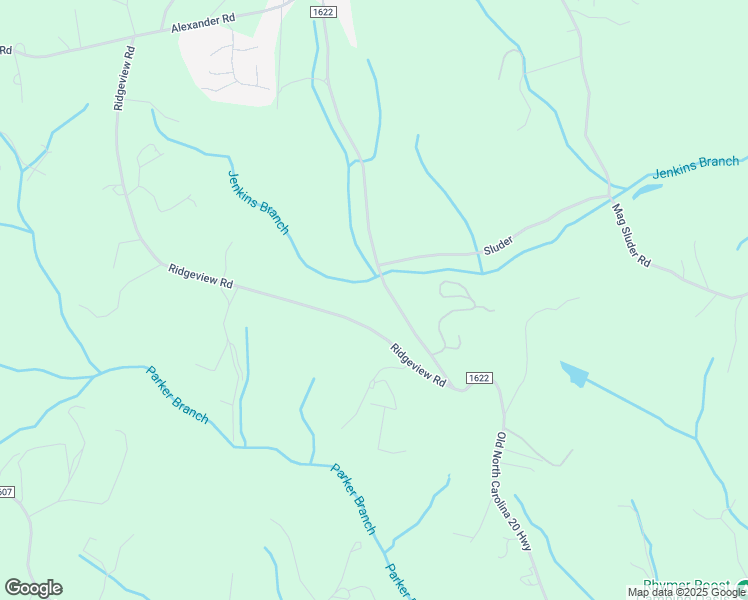 map of restaurants, bars, coffee shops, grocery stores, and more near 95 Ridgeview Road in Alexander