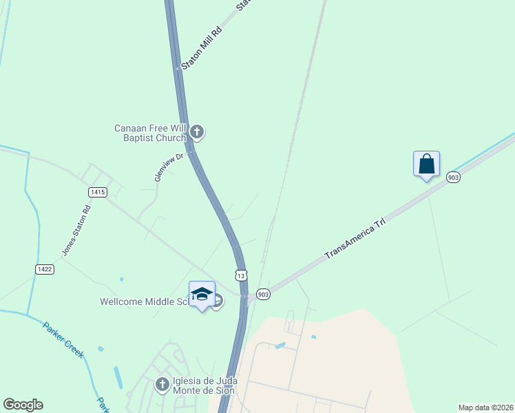 map of restaurants, bars, coffee shops, grocery stores, and more near 108 Moore Road in Greenville