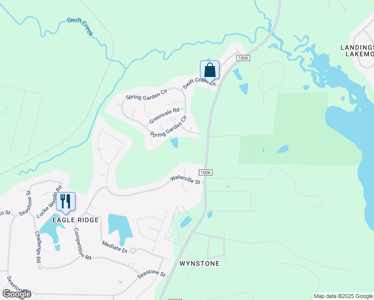 map of restaurants, bars, coffee shops, grocery stores, and more near 1019 Skyview Drive in Raleigh