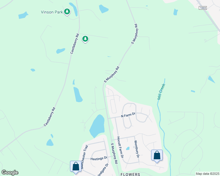 map of restaurants, bars, coffee shops, grocery stores, and more near 70 Ashby Drive in Clayton