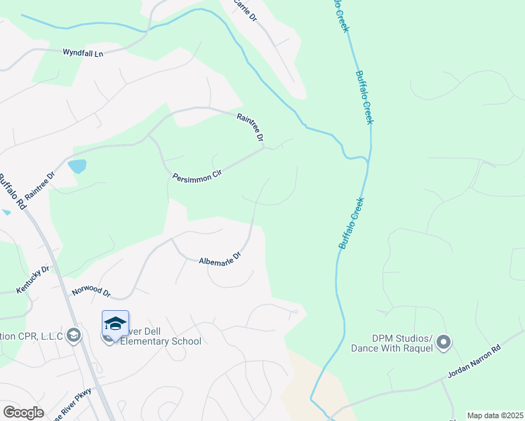 map of restaurants, bars, coffee shops, grocery stores, and more near 26 Montpelier Lane in Clayton