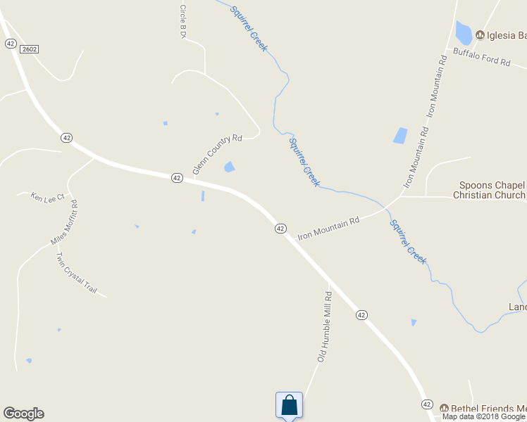 map of restaurants, bars, coffee shops, grocery stores, and more near 2000 North Carolina 42 in Asheboro