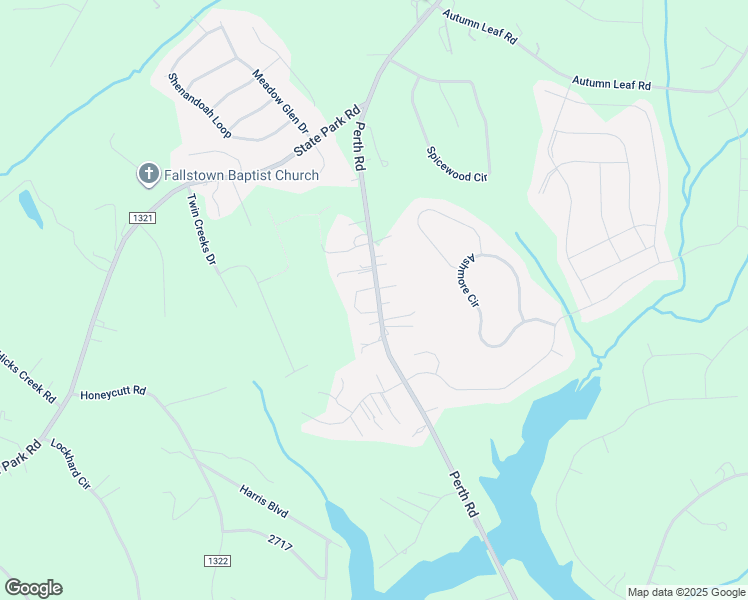 map of restaurants, bars, coffee shops, grocery stores, and more near 1006 Perth Road in Troutman