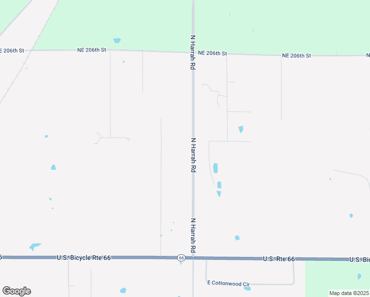 map of restaurants, bars, coffee shops, grocery stores, and more near 19901 N Harrah Rd in Luther