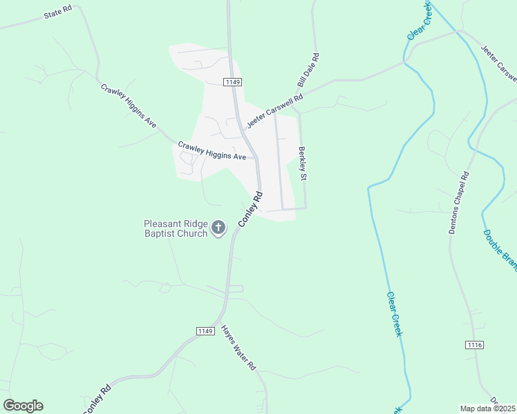 map of restaurants, bars, coffee shops, grocery stores, and more near 1645A Conley Road in Morganton