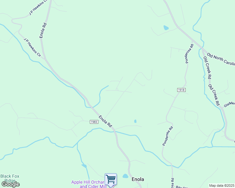 map of restaurants, bars, coffee shops, grocery stores, and more near 2118 Coy Lane in Morganton