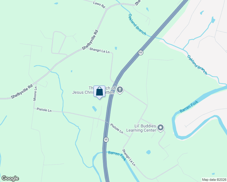 map of restaurants, bars, coffee shops, grocery stores, and more near H T Pelham Memorial Parkway in McMinnville