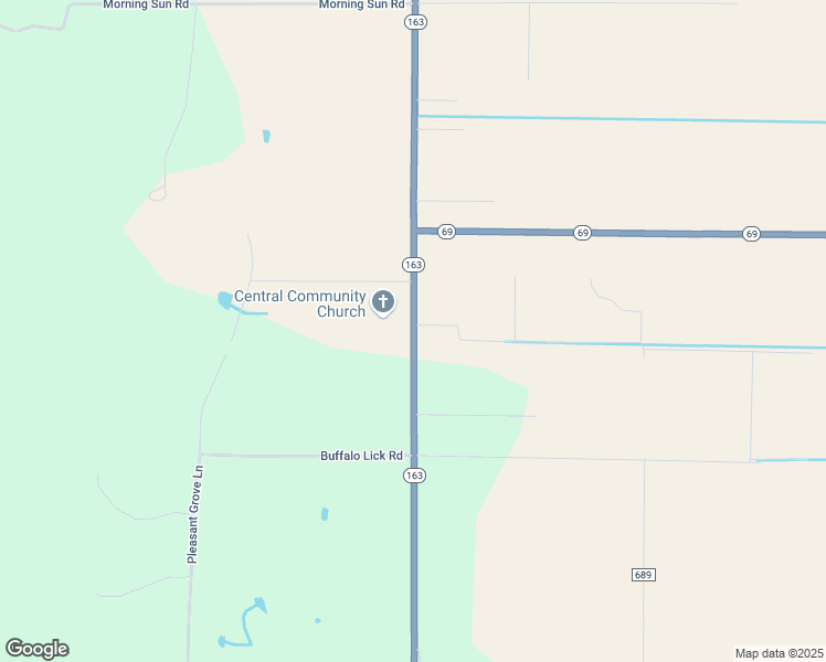 map of restaurants, bars, coffee shops, grocery stores, and more near 15781 Arkansas 163 in Harrisburg