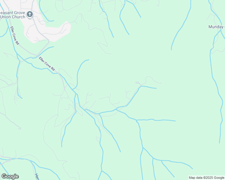 map of restaurants, bars, coffee shops, grocery stores, and more near 41 Nola Drive in Weaverville
