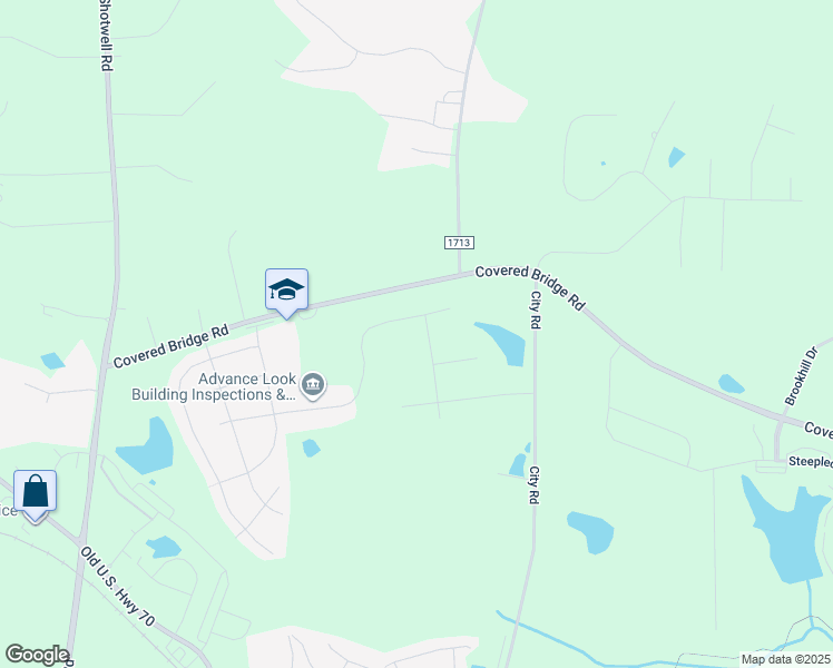 map of restaurants, bars, coffee shops, grocery stores, and more near 20 Parkdale Lane in Clayton