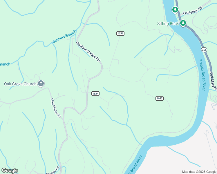 map of restaurants, bars, coffee shops, grocery stores, and more near 99999 Harold Sluder Road in Alexander