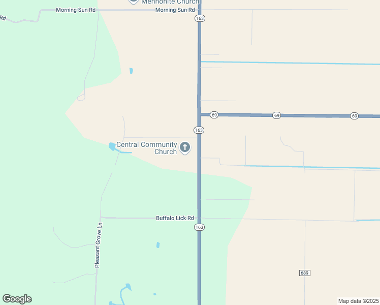 map of restaurants, bars, coffee shops, grocery stores, and more near 15781 Arkansas 163 in Harrisburg