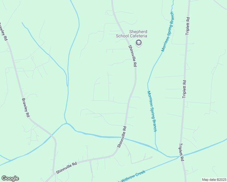 map of restaurants, bars, coffee shops, grocery stores, and more near 118 Electra Drive in Cleveland