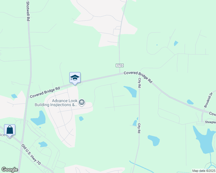 map of restaurants, bars, coffee shops, grocery stores, and more near 20 Parkdale Ln in Clayton