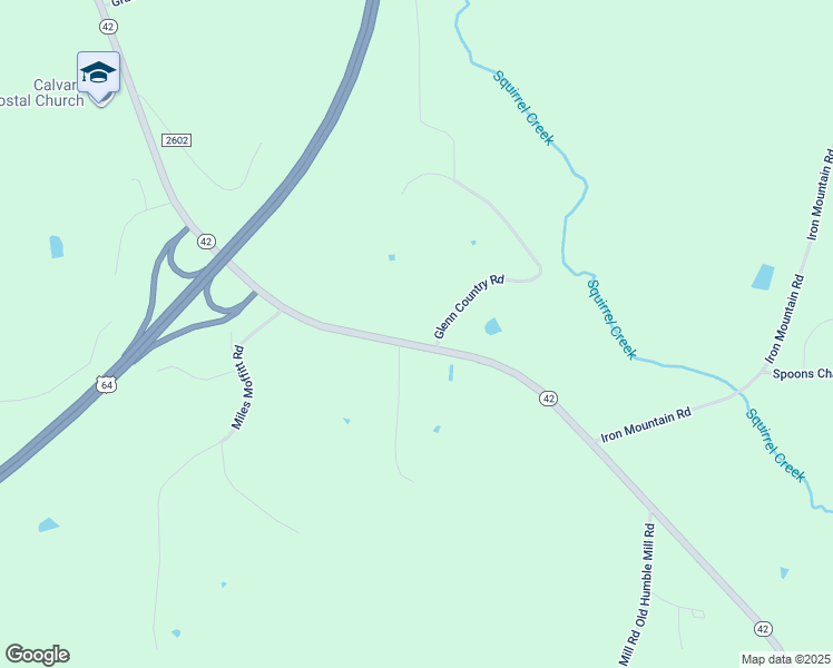 map of restaurants, bars, coffee shops, grocery stores, and more near 1903 North Carolina 42 in Asheboro